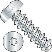 #10 x 1/2 #8HD Six Lobe Pan High Low Screw Fully Threaded Zinc Bake - Pkg of 8000