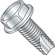 3/8-16X2 1/2 Unslotted Indented Hex Washer Thread Cutting Screw Type 23 Fully Threaded Zinc 450 pcs