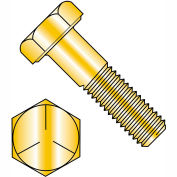 3/8-16 x 1 MS90725 Military Hex Cap Screw - Coarse Thread - Yellow - Grade 5 - Pkg of 900