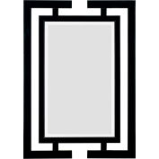 Kenroy Lighting, Shinto Wall Mirror, 60002, Gloss Black Finish, Wood, 1"L