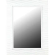 Kenroy Lighting, Kendrick Wall Mirror, 60024, Gloss White Finish, Polyurethane, 2"L