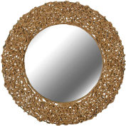 Kenroy Lighting, Seagrass Wall Mirror, 60203, Natural Rope Finish, Rope, 3"L