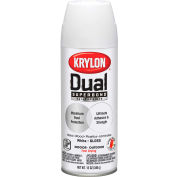 Krylon Dual Paint & Primer Aerosol 12 Oz. Gloss White - K08800001 - Pkg Qty 6