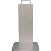 Global Industrial Counter Top Display Stand for Global Hand Soap/Sanitizer Dispensers - Silver