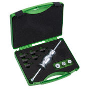Kukko 10 Piece Slide Hammer Set (Metric) 6 Male Adapters & 3 Female Adapters