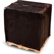 Pallet Top Covers with UVI/UVA, 51" x 49" x 97" 3 Mil Black, 30 per Roll