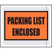 Packing List Envelopes - "Packing List Enclosed" 4-1/2" x 5-1/2" Full Face - 1000/Case