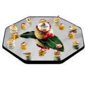 Geneva Lakeside 34" Octagonal Mirror Tray w/ Break Resistant Glass, 291