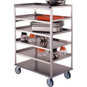 Lakeside® 448 Stainless 6 Shelf Truck 3 Edges Up 36-3/8 x 22-1/4 x 50-3/8 500 Lb