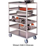 Lakeside® 461 Stainless 4 Shelf Truck 3 Edges Up 51-3/8 x 22-1/4 x 45-5/8 500 Lb