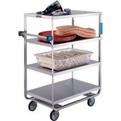 Lakeside® 561 NSF HD Stainless Steel 4 Shelf Truck 3 Edges Up 700 Lb Cap