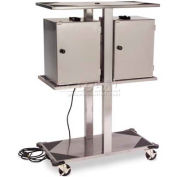 Lakeside Stainless Steel Food Carrier Box Storage Rack W/ Built-In Lug Strip - 696