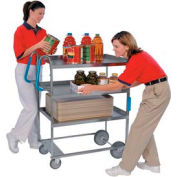 Lakeside® 7025 HD Ergo-One Stainless 3 Shelf Cart 41 x 21 x 46 700 Lb Cap