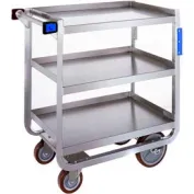 2 Shelf Utility Cart with Lips Up Jamco Size: 33.75 H x 36 W x 22 D