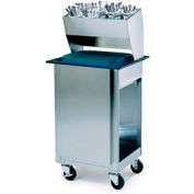 Lakeside&#174; 986, Tray And Silver Cart W/ Brakes