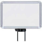 Lavi Industries, Horizontal Fixed Sign Frame, 50-1130SH-S/SA, 7" x 11", Unslotted, Satin