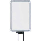 Lavi Industries, Vertical Swivel Sign Frame, 50-1130SV-S/SA, 7" x 11", For 7' Posts, Satin