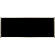 Lavi Industries, Hinged Frame Sign Panel/Barrier, 50-HFP1004/SA/BK, 72" x 30", Matte Black