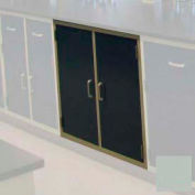 Lab Base Cabinet 47"W x 22-1/2"D x 35-3/4"H, 2 Cupboard Doors W/1 Shelf, Stone Gray
