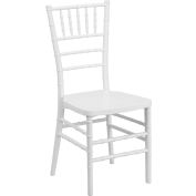 Flash Furniture Chiavari Chairs - Resin - White - Pkg Qty 4