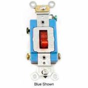 Leviton 1201-Plr Neutral Single-Pole Ac Quiet Switch, Self Grounding, Red - Pkg Qty 10