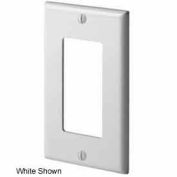 Leviton 80401-NT 1-Gang Standard Size Nylon, 1-Decora, Light Almond - Pkg Qty 25