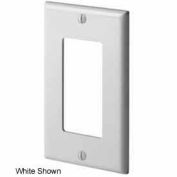 Leviton 80401-T 1-Gang, 1-Decora, Standard Size Thermoset, Light Almond - Pkg Qty 25