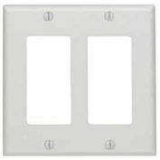 Leviton 80409-NW 2-Gang Decora/GFCI Device Decora, White - Pkg Qty 25
