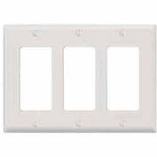 Leviton 80411-W 3-Gang Decora/GFCI Device Decora, Standard, Thermoset, White