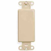Leviton 80414 QuickPort Decora Multimedia Blank Insert, Brown - Pkg Qty 5