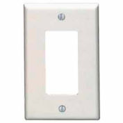 Leviton 80601-W 1-Gang Decora/Gucci Device Decora, Midway, Thermoset, White - Pkg Qty 20