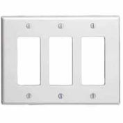 Leviton 80611-T 3-Gang Decora/GFCI Device Decora, Light Almond - Pkg Qty 10