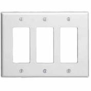 Leviton 80611-W 3-Gang Decora/GFCI Device Decora, White - Pkg Qty 10