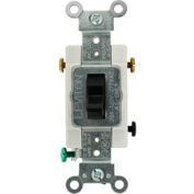 Leviton CS320-2E 20A, 120/277V, 3-Way, Heavy Duty Specification Grade, Blk - Pkg Qty 10