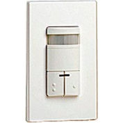 Leviton Ods0d-Idw Dual-Relay, Decora Passive Infrared Wall Switch Occupancy Sensor, White