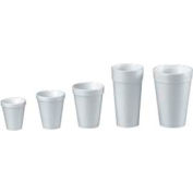 Dart® Foam Cups, Hot/Cold, 4 oz., White, 1000/Carton