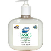 Dial Basics Hypoallergenic Liquid Soap Rosemary & Mint, 16 Oz. Pump 12/Case - DPR06044