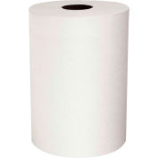 Scott® Slimroll 1-Ply Hard Roll Towels, White 8" x 580' Roll 6 Rolls/Case - KIM12388