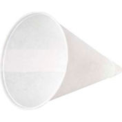 Konie KCI 4.5KR - Rolled-Rim Paper Cone Cups, 4-1/2 Oz., White, 5,000 Qty.
