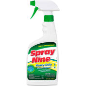 Spray Nine® Heavy Duty Cleaner/Degreaser/Disinfectant, 22 oz. Trigger Spray, 12 Bt/Cs - 26825