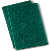 Heavy Duty Scouring Pads, Green, 15 Pads