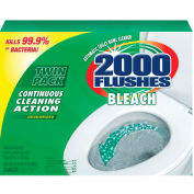 2000 Flushes® Bleach Antibacterial Automatic Bowl Cleaner, 12/Case - WDF290088