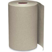 Windsoft® Nonperforated Roll Towels, Brown 8" x 800' Rolls 6/Case - WNS12806