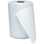 Windsoft® 1-Ply Nonperforated Paper Towel Roll, White 8" X 800' Roll 6/Case - WNS12906