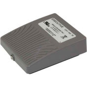 Linemaster 72 Executive Foot Switch, Momentary, Gray, Die Cast Zinc