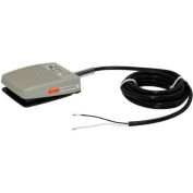 Linemaster 971-SC26 Aquiline Foot Switch W/6' Cord, Momentary, Dark Gray, Plastic