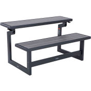 Lifetime® Simulated Wood Convertible Bench, Gray