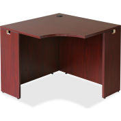 Lorell® Corner Desk - 35.38"W x 35.38"D - Mahogany - Essentials Series