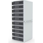 Luxor 10-Bay Charging Locker For Mobile Devices With Up To 17" Screen Size
