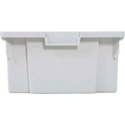 Luxor 6"H Tote MBS-BIN-4L for Luxor Mobile Bin Carts - 16-3/4"L x 12-1/4"W x 6"H